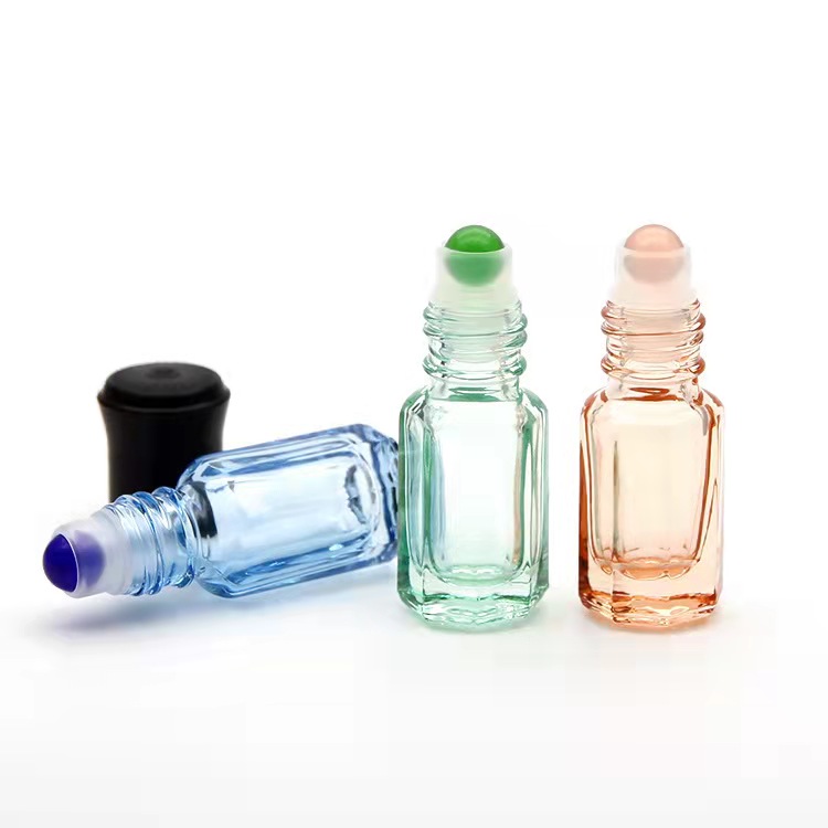 3ml 6ml 8ml jewel roll ball essential oil glass bottle