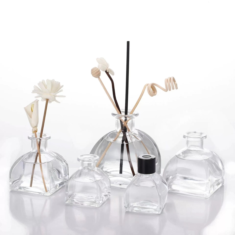 50ml 100ml 150ml perfume reed diffuser glass can