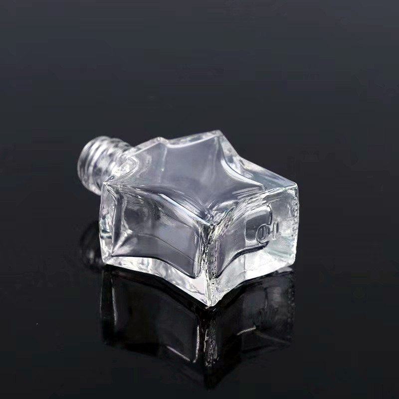 3ml star shaped perfume glass bottle