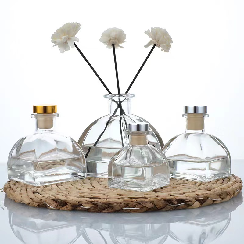 50ml 100ml 150ml perfume reed diffuser glass can