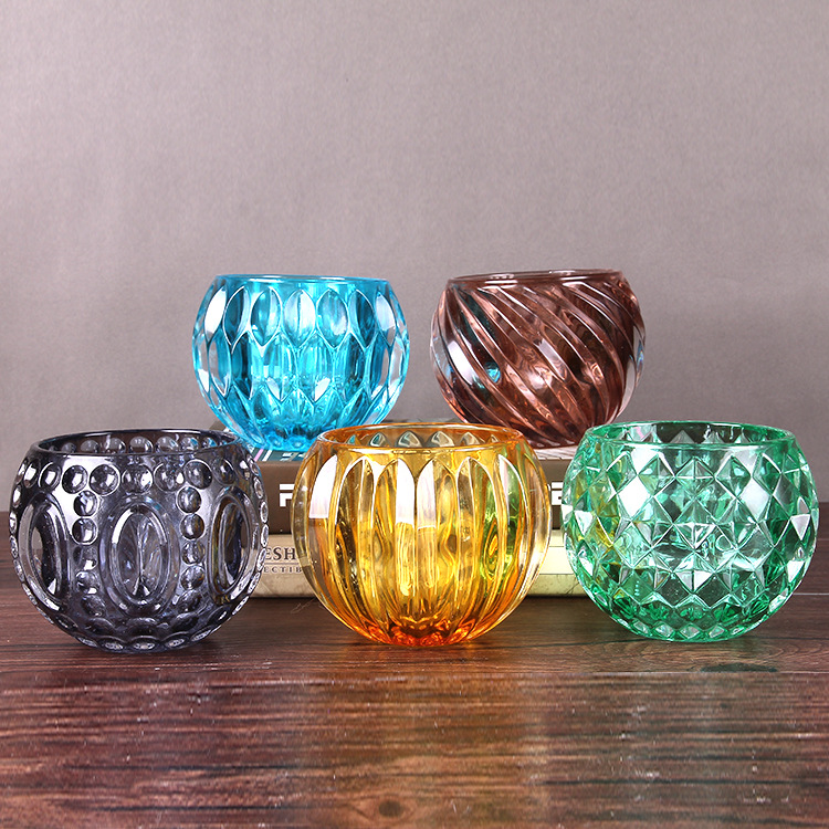 new design 100ml candle glass cup