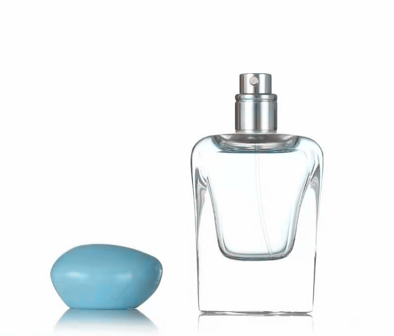 50ml 100ml crimping heavy glass perfume bottle 