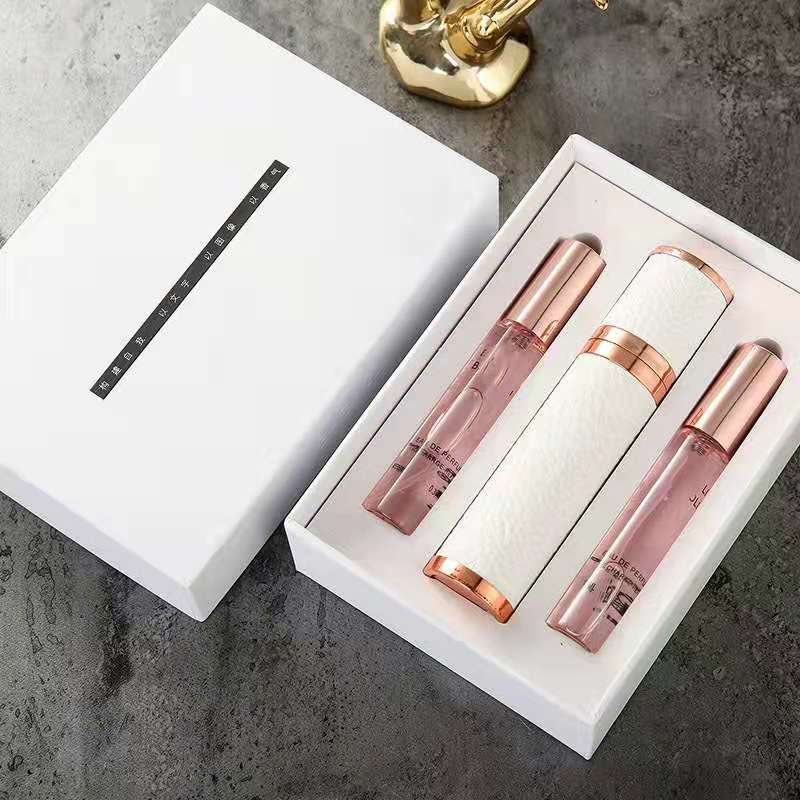 10ml fancy perfume sprayer bottle with leather coating