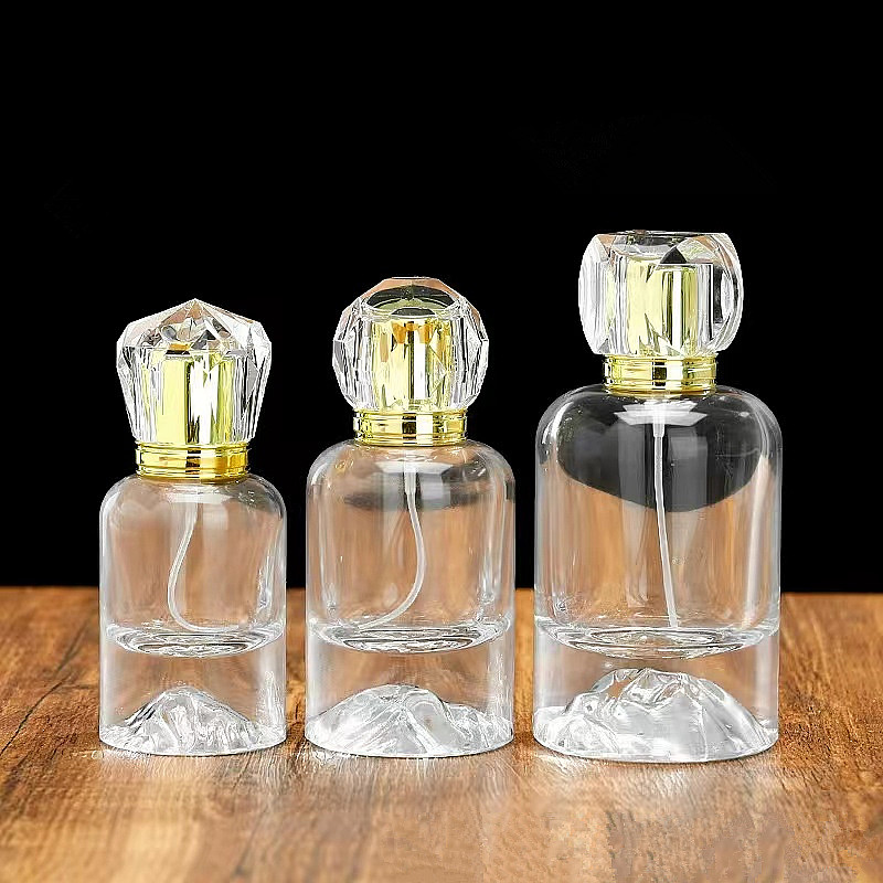 30ml 50ml 100ml round shaped perfume glass bottle