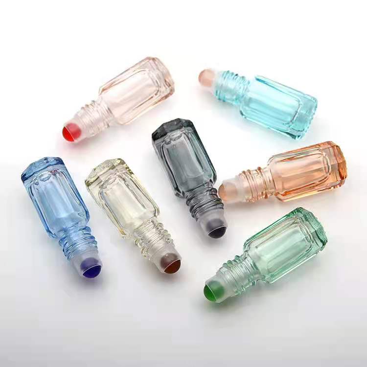 3ml 6ml 8ml jewel roll ball essential oil glass bottle