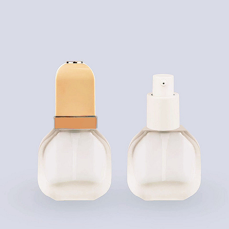 30g frosted liquid foundation glass bottle