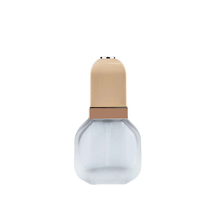 30g frosted liquid foundation glass bottle