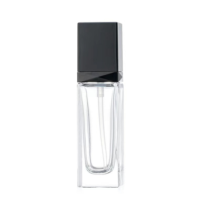 30ml square shaped liquid foundation bottle