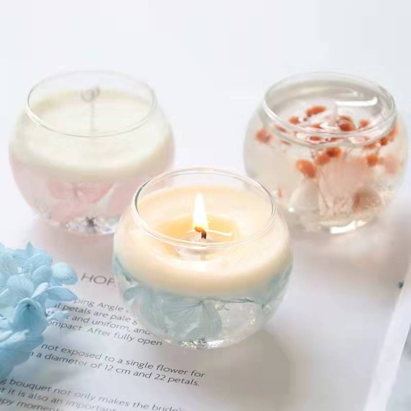 customized 100ml candle glass jar