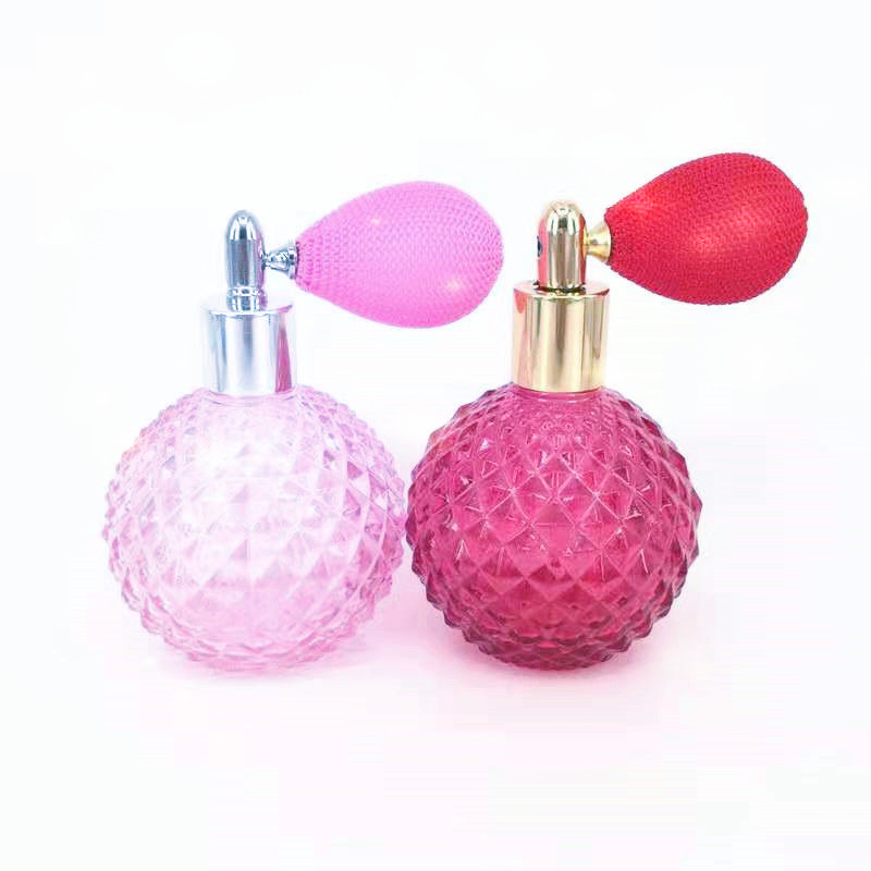 100ml elegant glass perfume bottle with airbag sprayer