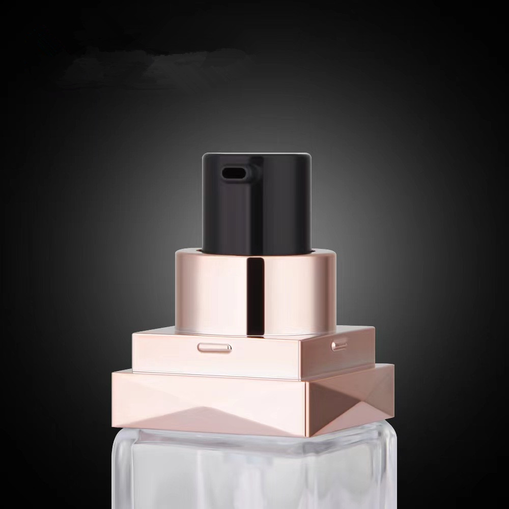 30ml square shaped liquid foundation bottle