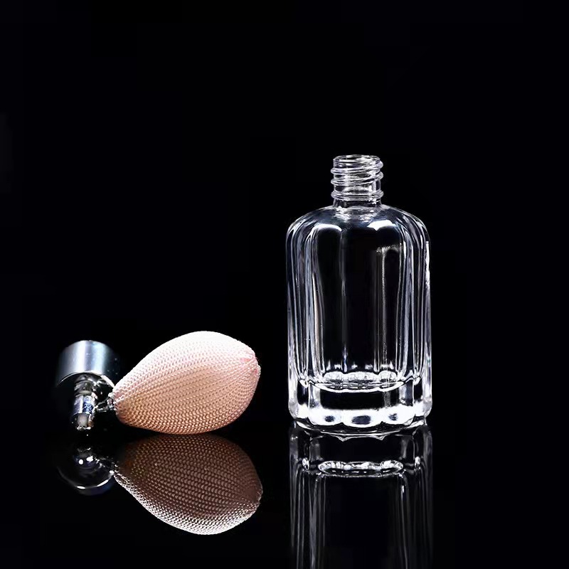 100ml glass perfume sprayer bottle with airbag sprayer