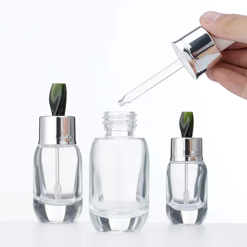 15ml 30ml 50ml serum dropper glass bottle