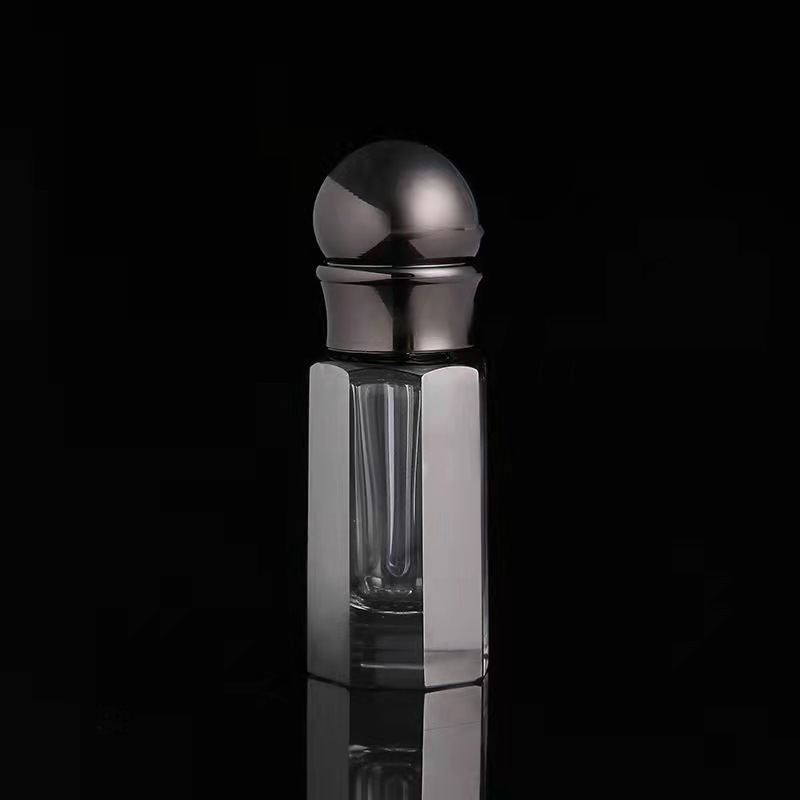 3ml 6ml 12ml black glass essential oil bottle with roll ball