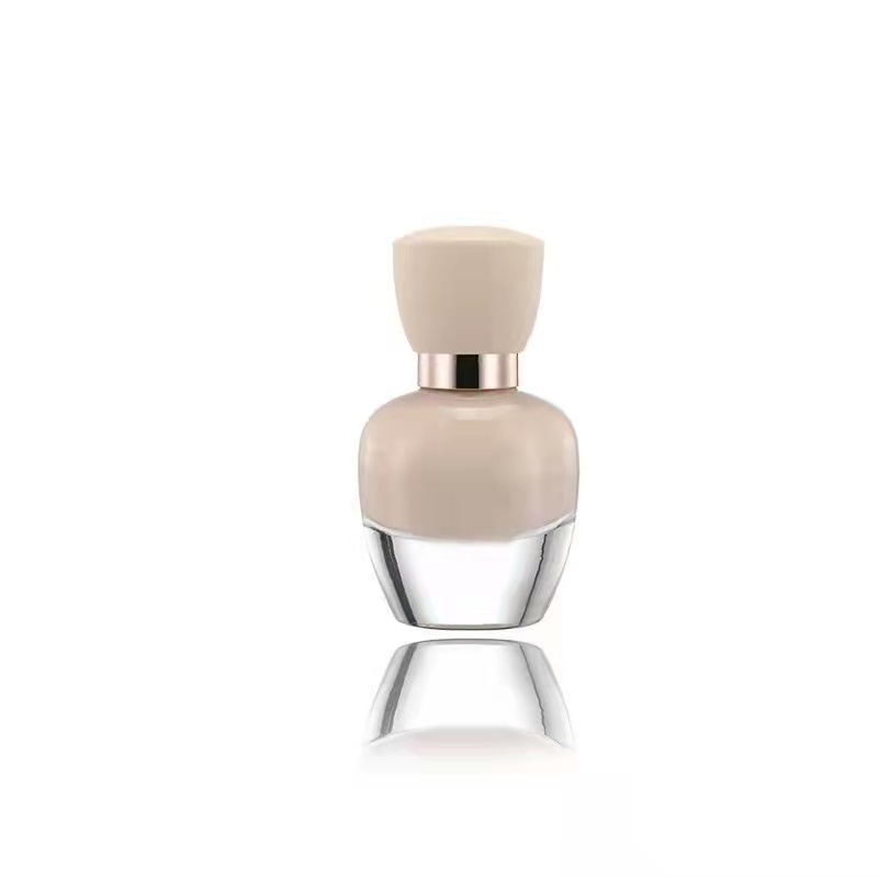 30ml frosted glass liquid foundation bottle