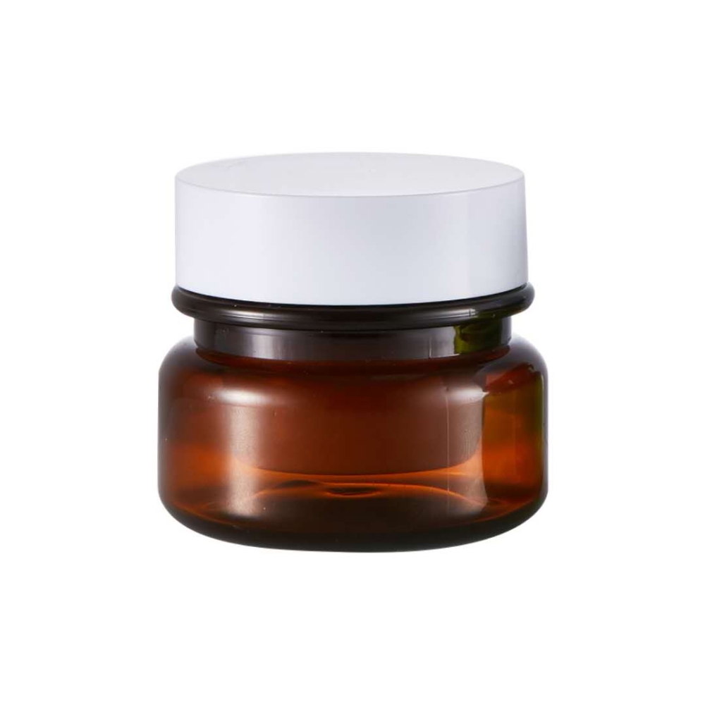 30ml 50ml Amber cream plastic jar