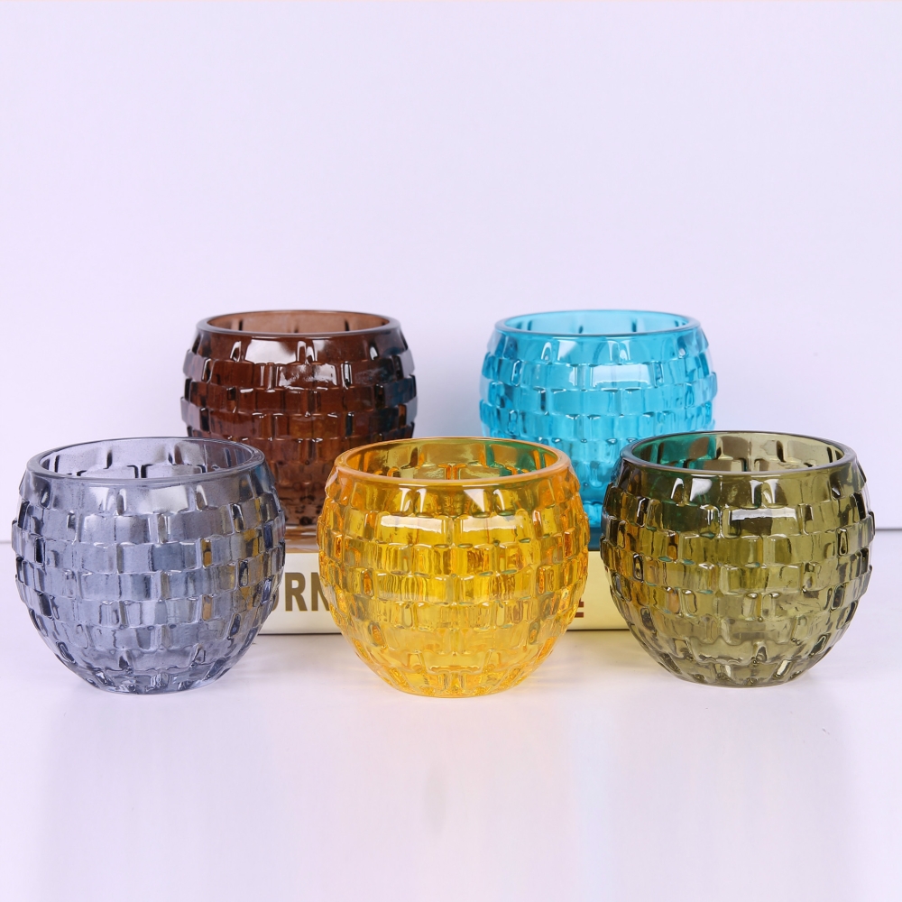 new design 100ml candle glass cup