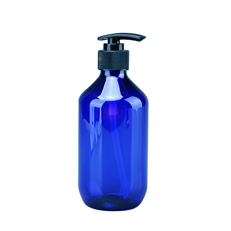 300 500ml electroplating silver shampoo plastic bottles