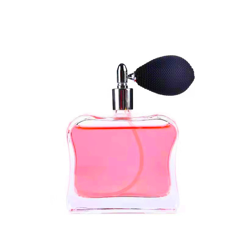 100ml glass perfume bottle with airbag sprayer