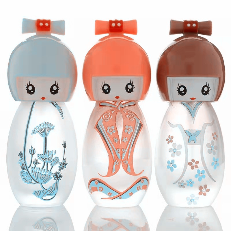 20ml doll shaped scent glass bottle