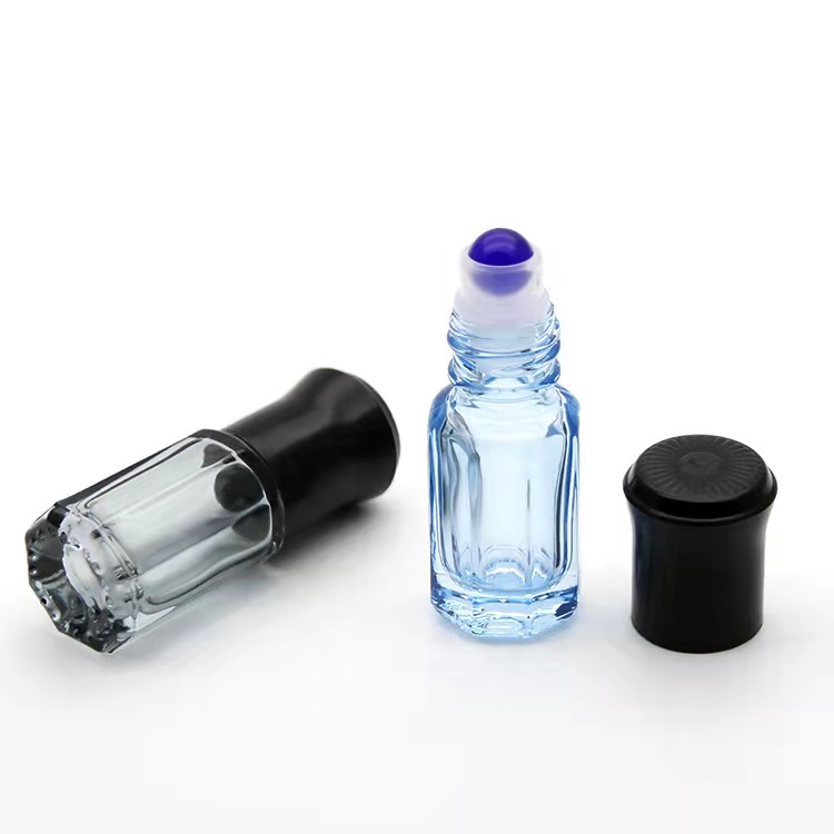 3ml 6ml 8ml jewel roll ball essential oil glass bottle