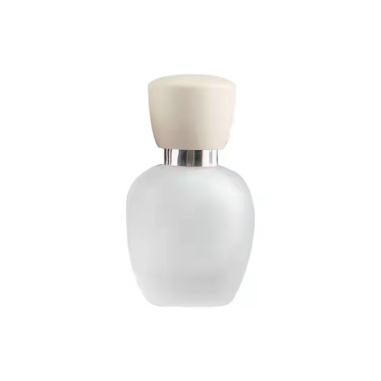 30ml frosted glass liquid foundation bottle