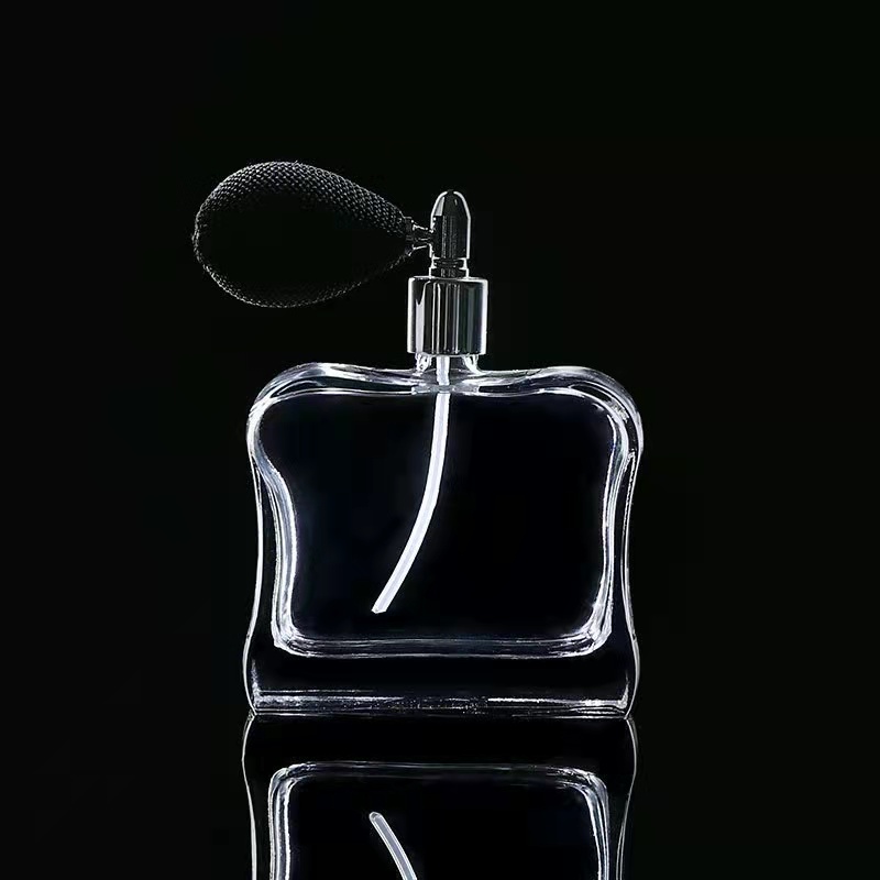 100ml glass perfume bottle with airbag sprayer