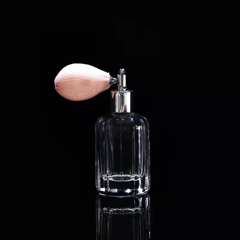 100ml glass perfume sprayer bottle with airbag sprayer