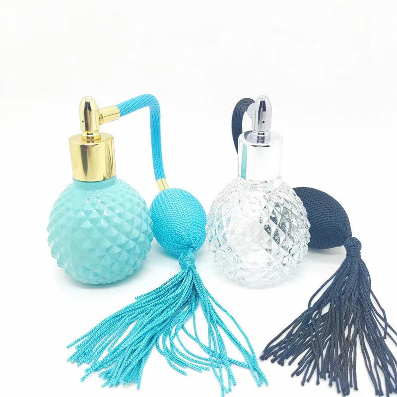 100ml elegant glass perfume bottle with airbag sprayer