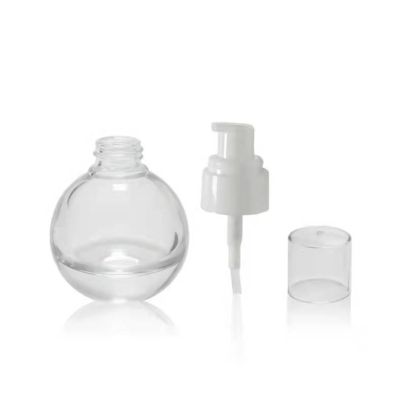 30ml ball shaped serum glass bottle