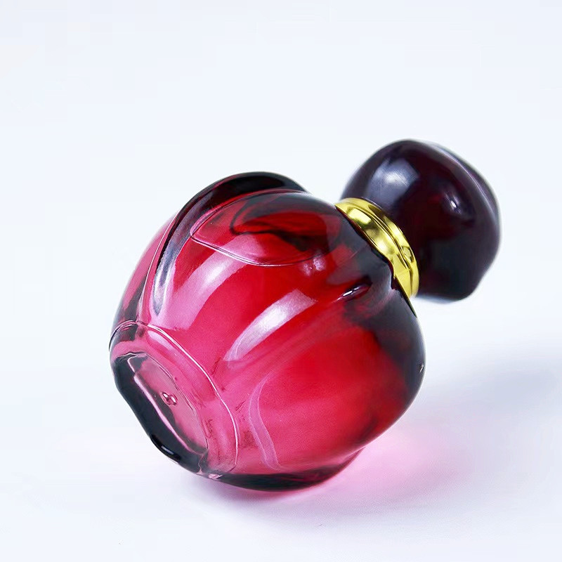 30ml 50ml 100ml red glass perfume bottle