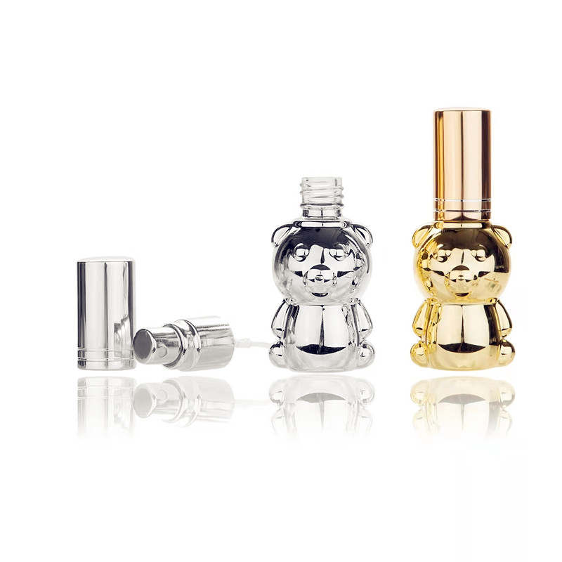 10ml bear shaped glass perfume bottle