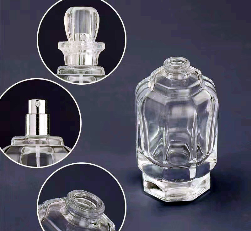 50ml 100ml elegant glass perfume bottle