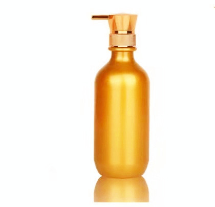 300 500ml electroplating gold shampoo plastic bottles