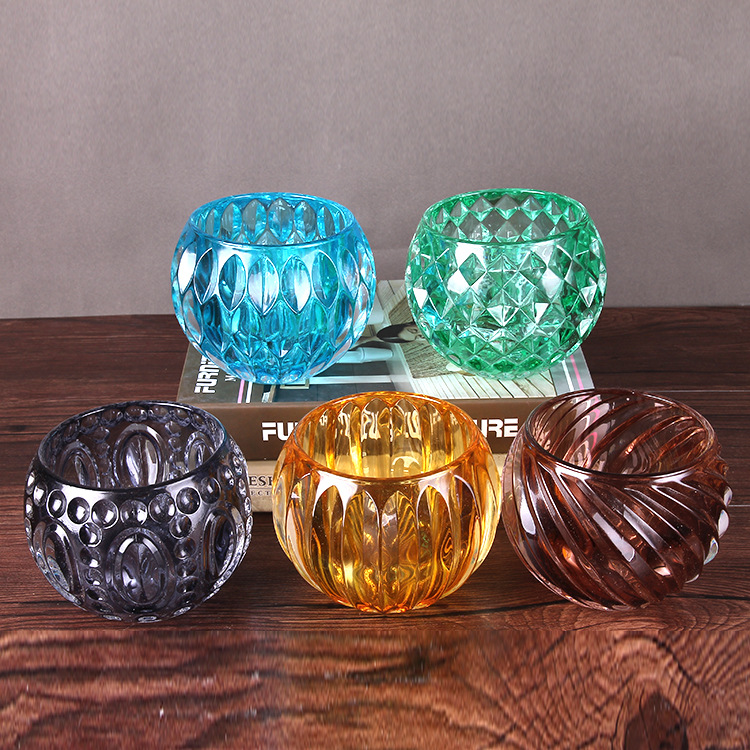 new design 100ml candle glass cup