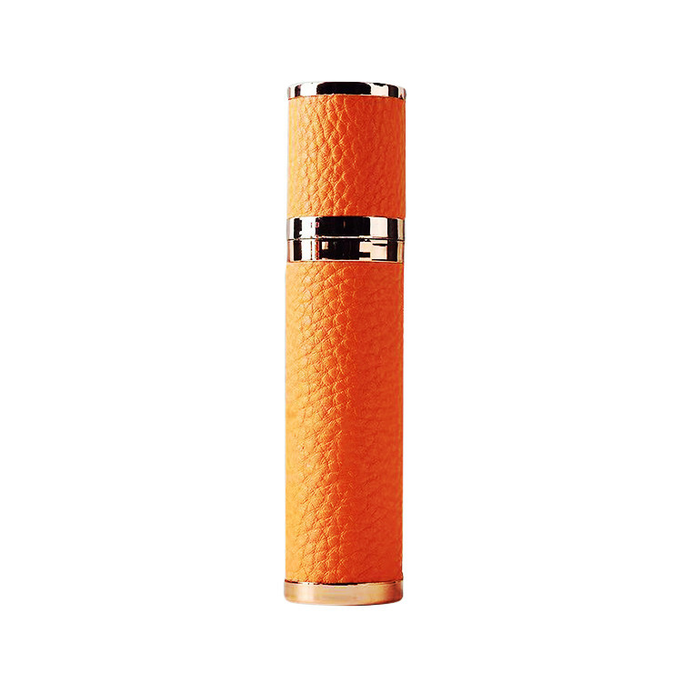 10ml fancy perfume sprayer bottle with leather coating