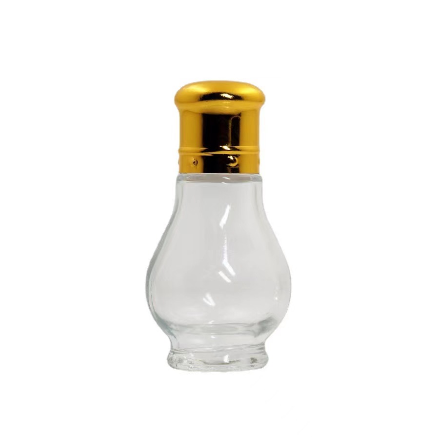 30ml 10ml clear white essential oil glass bottle with screw cap