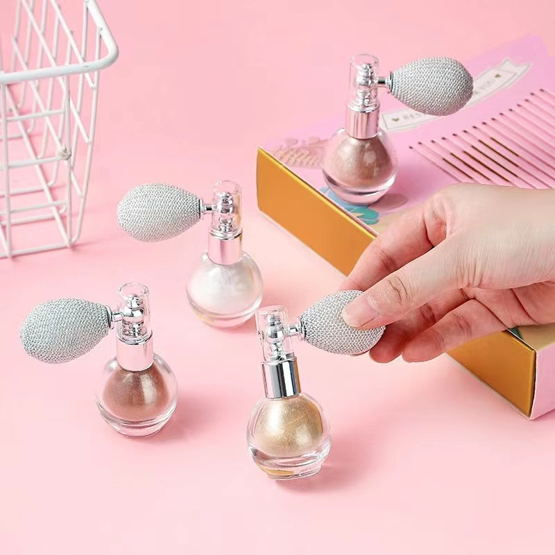 20ml ball shaped glass perfume bottle with airbag sprayer