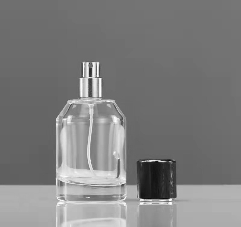 30ml 50ml 100ml round shaped glass fragrance sprayer bottle