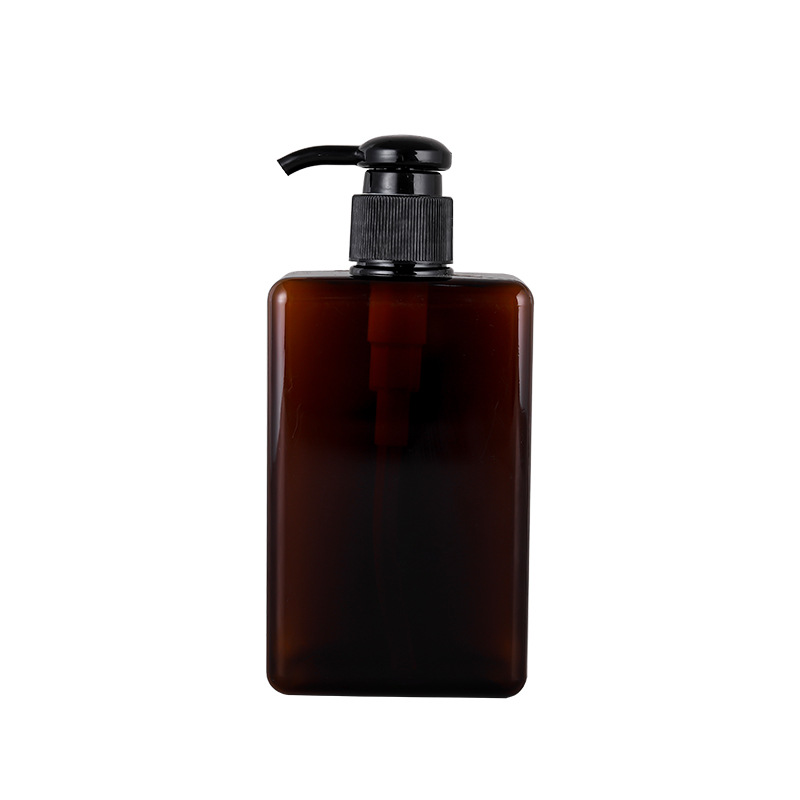 100ml 200ml 500ml amber conditioner plastic bottle