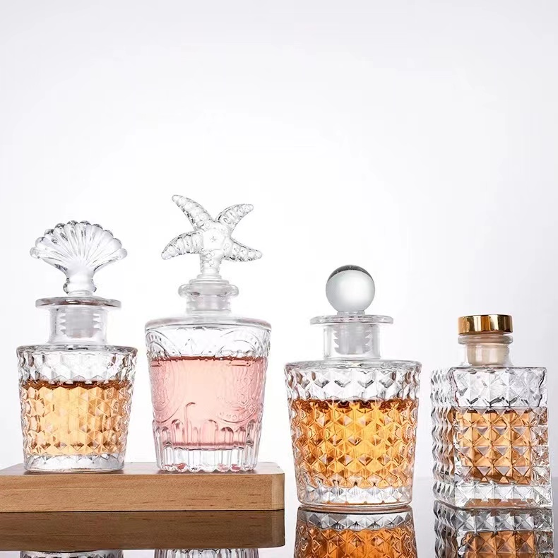 130ml fragrance reed diffuser glass bottles