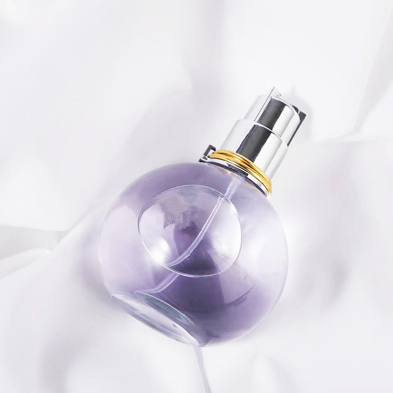 50ml 100ml ball shaped glass perfume bottle with airbag sprayer