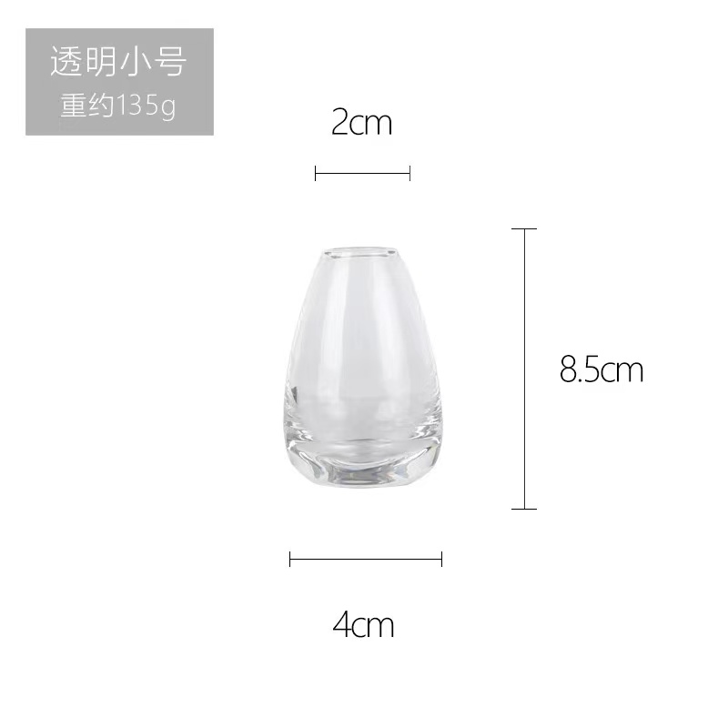 135ml reed diffuser glass bottle glass vase