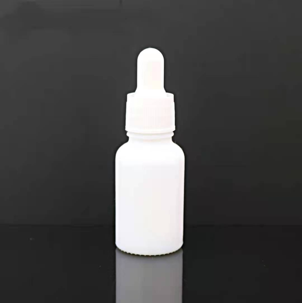 20ml 50ml white glass porcelain serum bottle