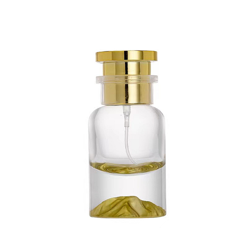 30ml 50ml 100ml round shaped perfume glass bottle