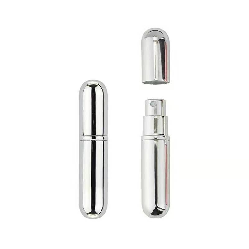 5ml 10ml portable glass perfume bottle with aluminium coating_复制