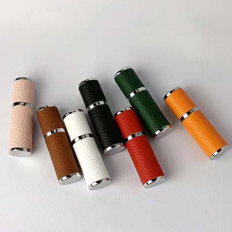 10ml fancy perfume sprayer bottle with leather coating