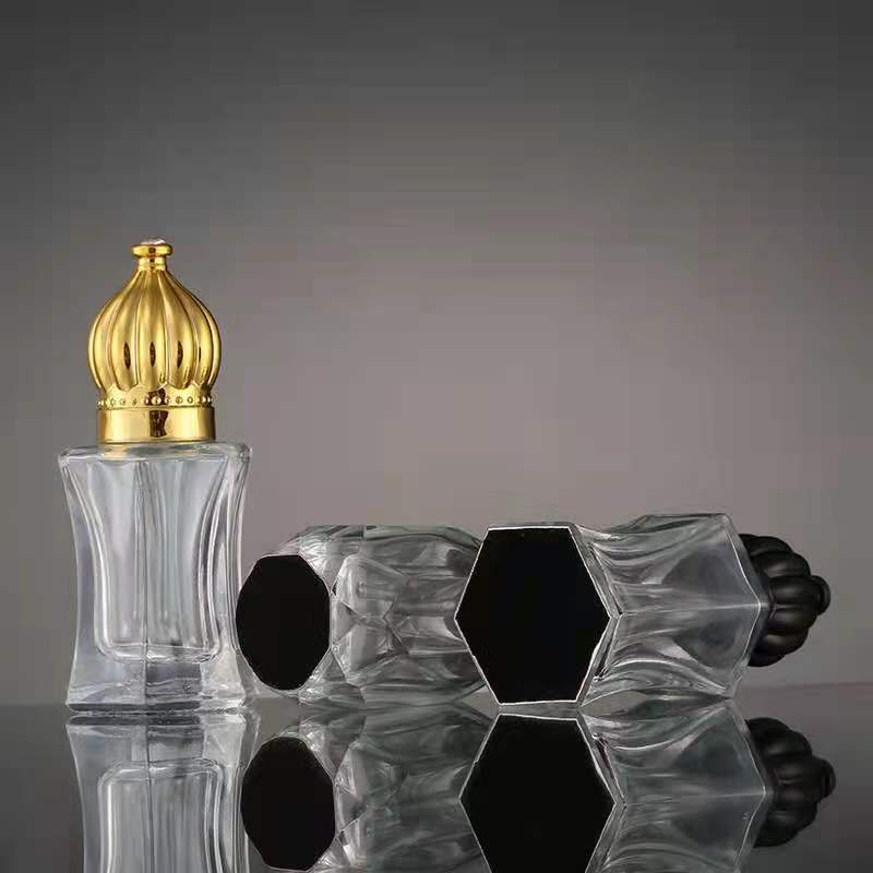 3ml 6ml 12ml black glass fragrance oil bottle with roll ball