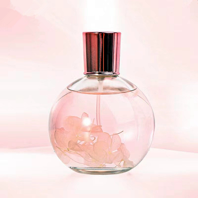 50ml 100ml ball shaped glass perfume bottle with airbag sprayer