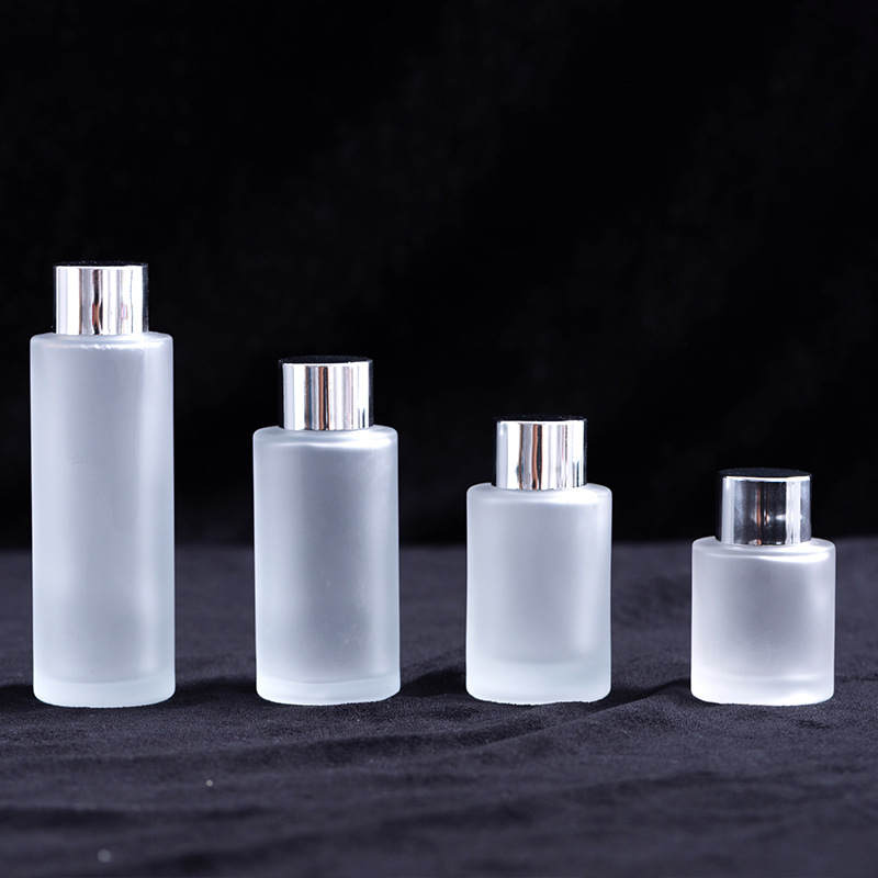 50ml 100ml frosted essence oil glass bottle